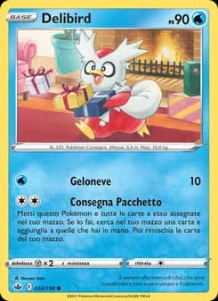 Delibird card in Italian