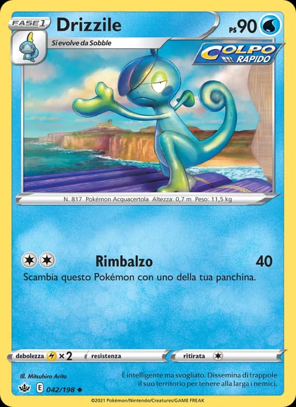 Drizzile card in Italian