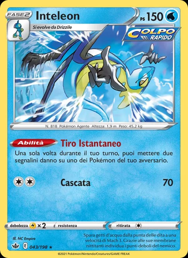 Inteleon card in Italian
