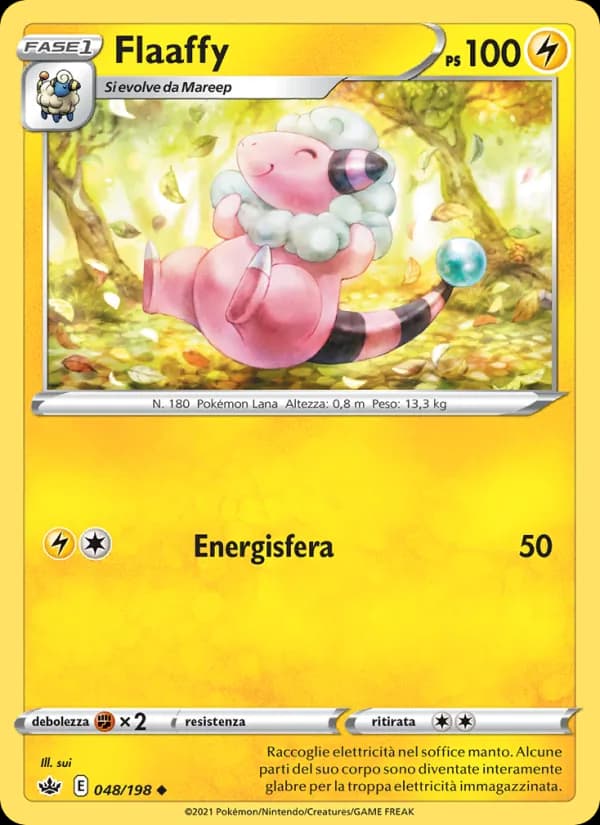 Flaaffy card in Italian