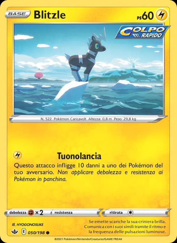 Blitzle card in Italian