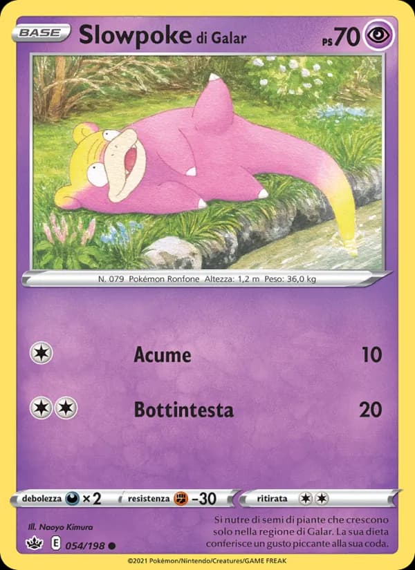 Slowpoke di Galar card in Italian
