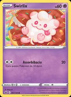 Swirlix card in Italian