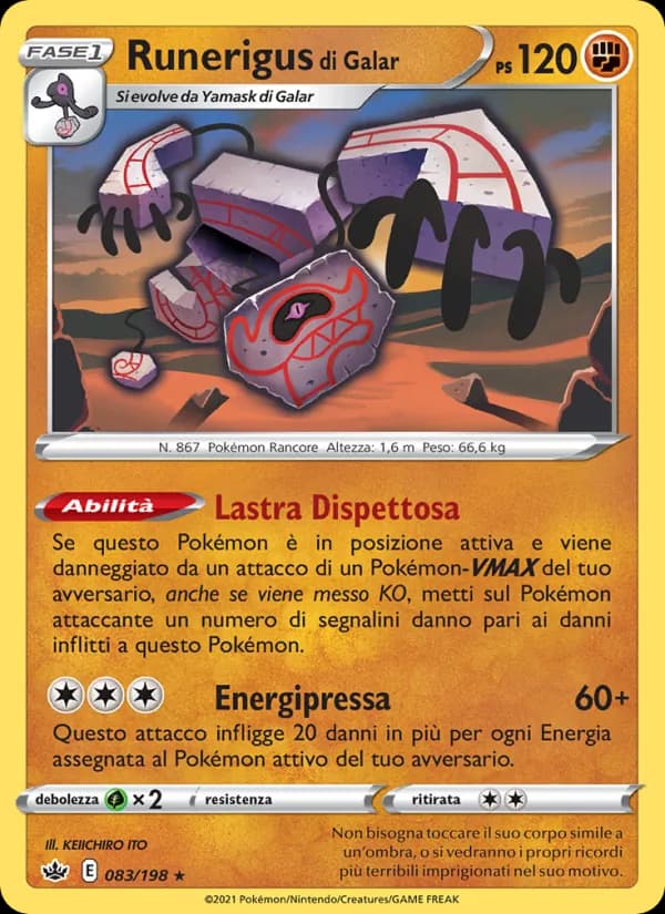 Runerigus di Galar card in Italian