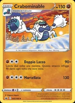 Crabominable card in Italian