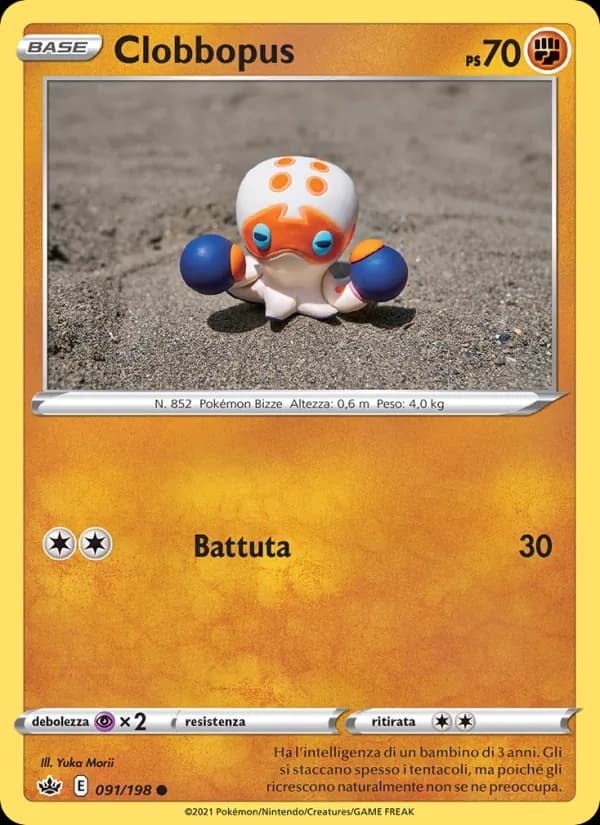 Clobbopus card in Italian