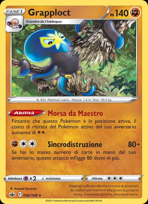 Grapploct card in Italian