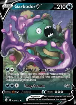 Garbodor V card in Italian