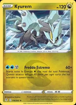 Kyurem card in Italian