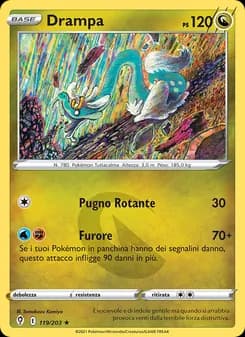Drampa card in Italian
