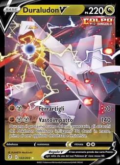 Duraludon V card in Italian