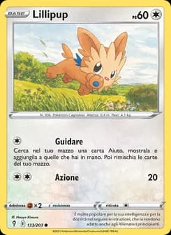 Lillipup card in Italian