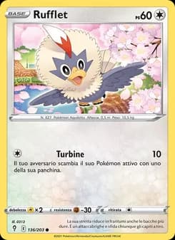 Rufflet card in Italian