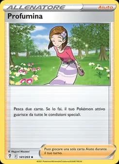 Profumina card in Italian