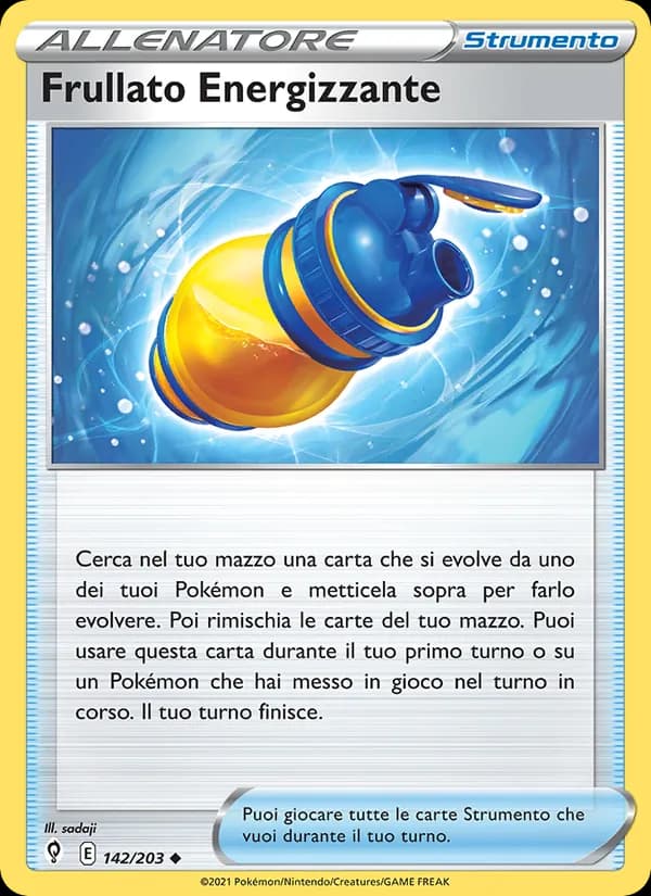 Frullato Energizzante card in Italian