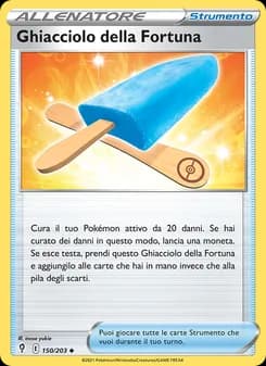 Ghiacciolo della Fortuna card in Italian