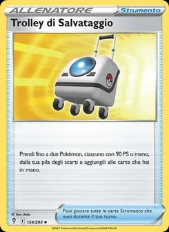 Trolley di Salvataggio card in Italian