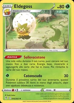 Eldegoss card in Italian