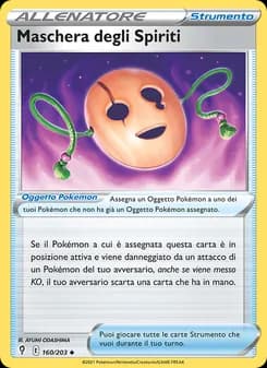 Maschera degli Spiriti card in Italian