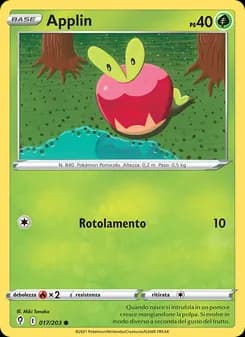 Applin card in Italian