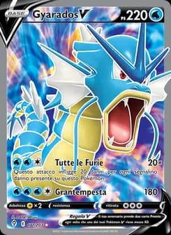 Gyarados V card in Italian