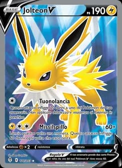 Jolteon V card in Italian