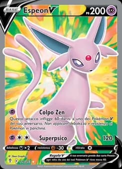 Espeon V card in Italian