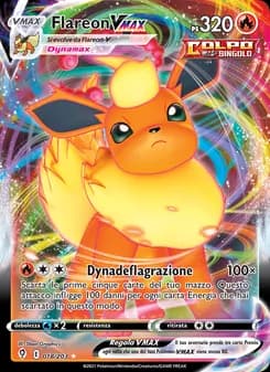 Flareon VMAX card in Italian
