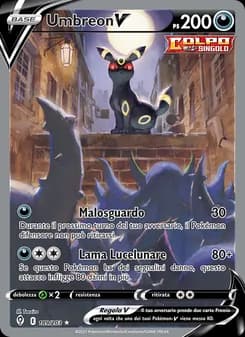 Umbreon V card in Italian