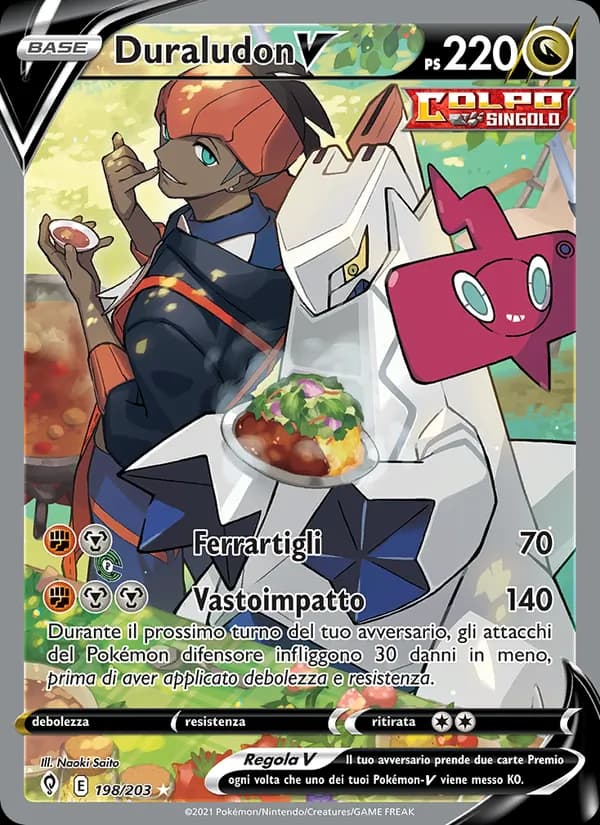 Duraludon V card in Italian