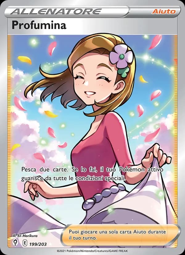 Profumina card in Italian
