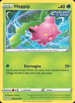 Hoppip card in Italian