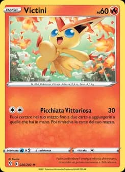Victini card in Italian