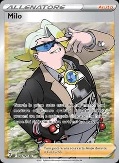 Milo card in Italian