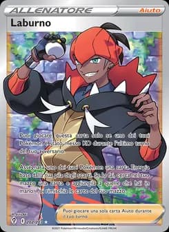 Laburno card in Italian