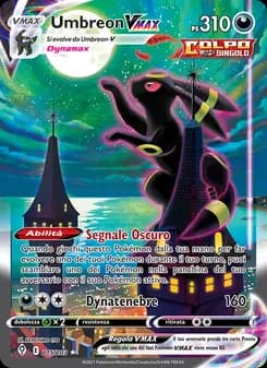 Umbreon VMAX card in Italian