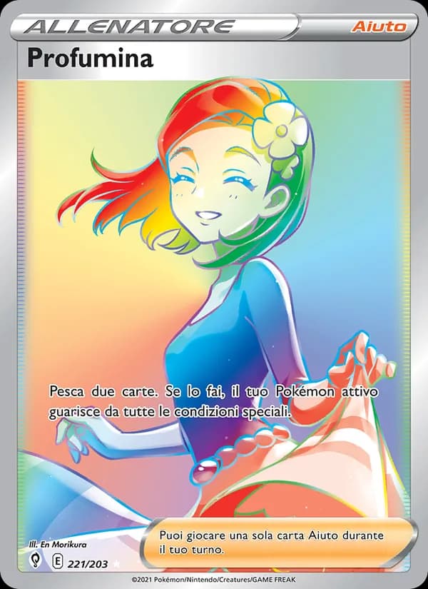 Profumina card in Italian