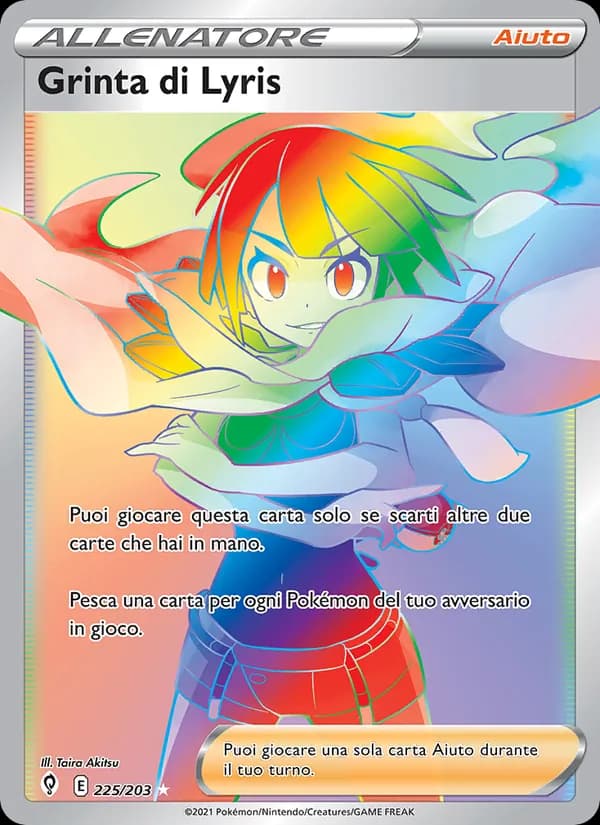 Grinta di Lyris card in Italian
