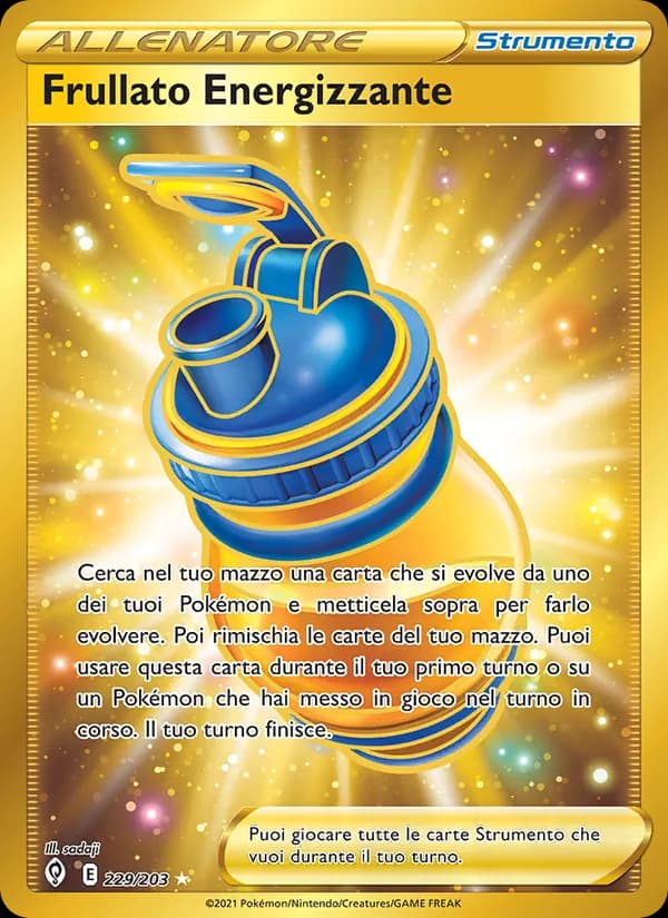 Frullato Energizzante card in Italian