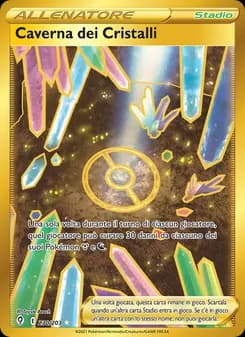 Caverna dei Cristalli card in Italian