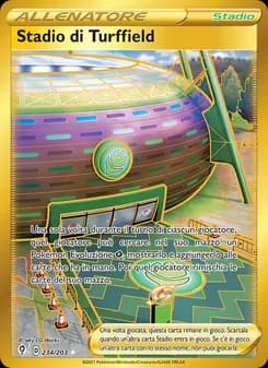 Stadio di Turffield card in Italian