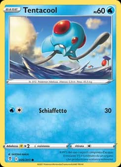 Tentacool card in Italian