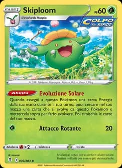 Skiploom card in Italian
