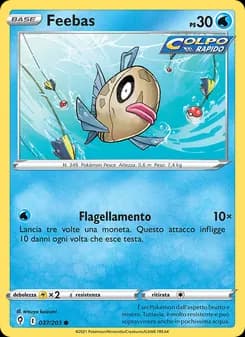 Feebas card in Italian