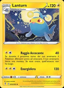 Lanturn card in Italian
