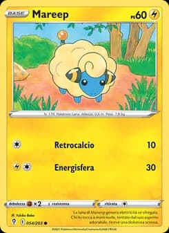 Mareep card in Italian
