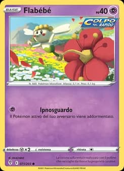 Flabébé card in Italian