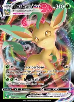 Leafeon VMAX card in Italian
