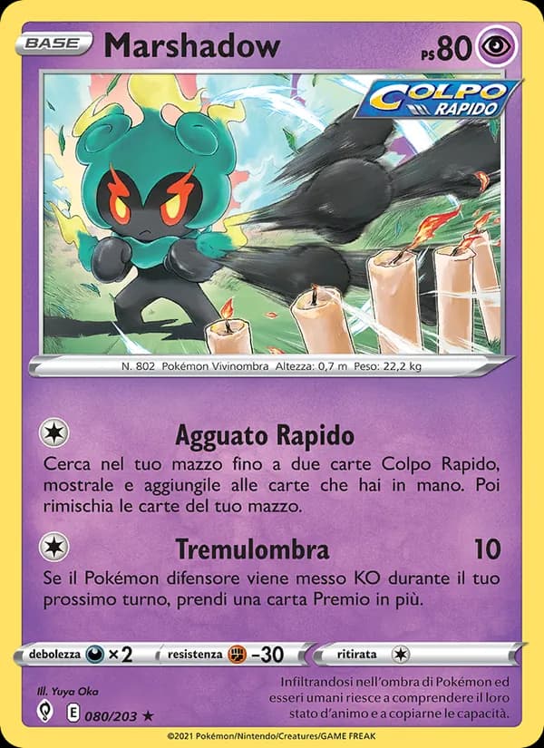 Marshadow card in Italian