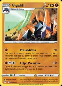 Gigalith card in Italian